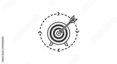 Retargeting Line art abstract dynamic color vector