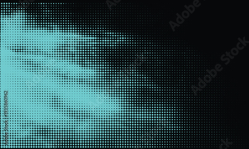 Abstract Halftone Dot Gradient Background Futuristic Digital Texture