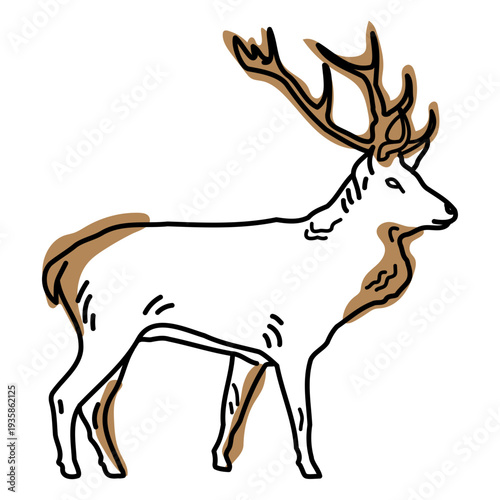 Moose animal duotone