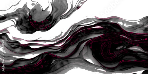 Vector Abstract swirl of ink, displaying the fluid motion of ink, a fusion of artistry and fluidity.