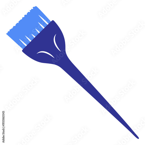 Simple small flat hair brush