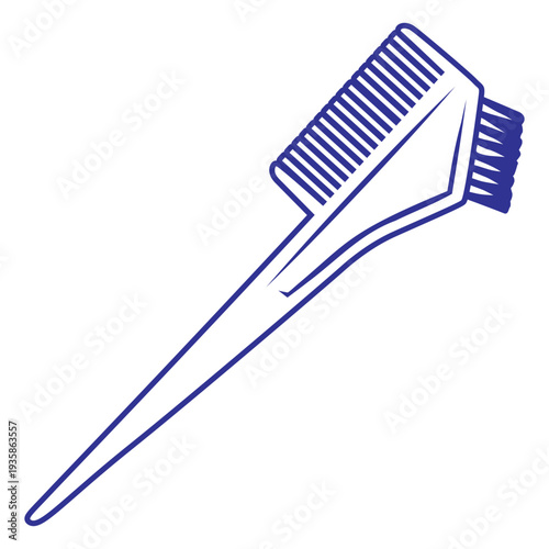 Simple stoke double hair comb