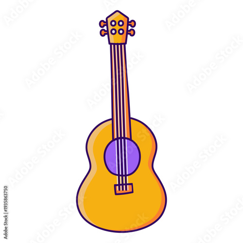 Retro guitar instrument