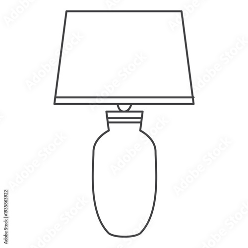 Lamp bedside table stroke