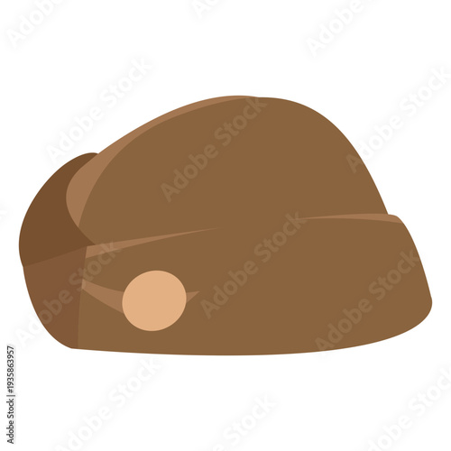 Military side-cap flat