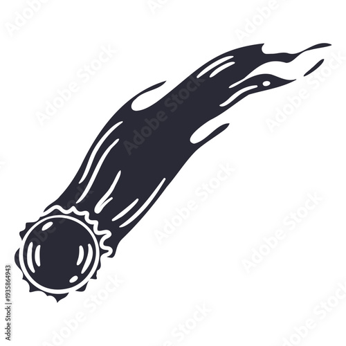 Shooting star cut out