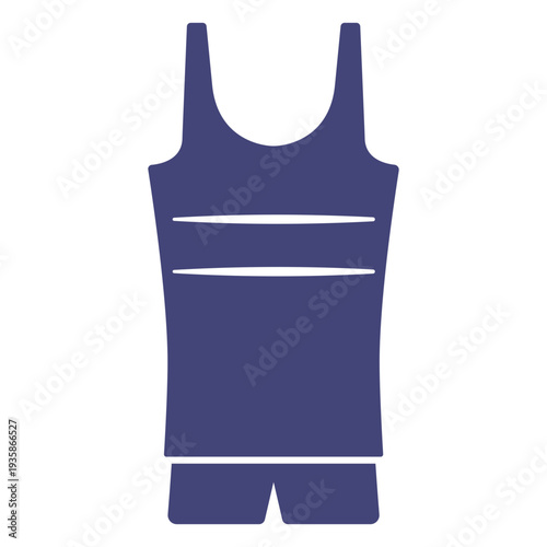 Mans bathing suit cut out