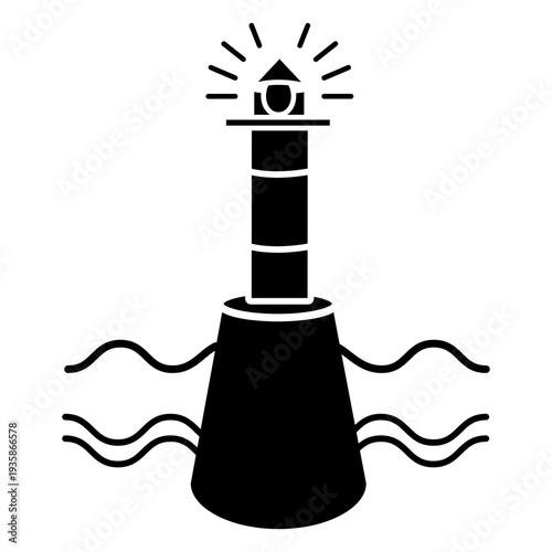 Lighthouse buoy cut out