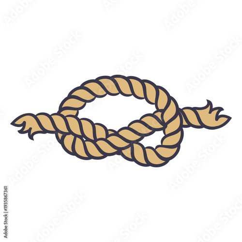 Normal simple knot color stroke