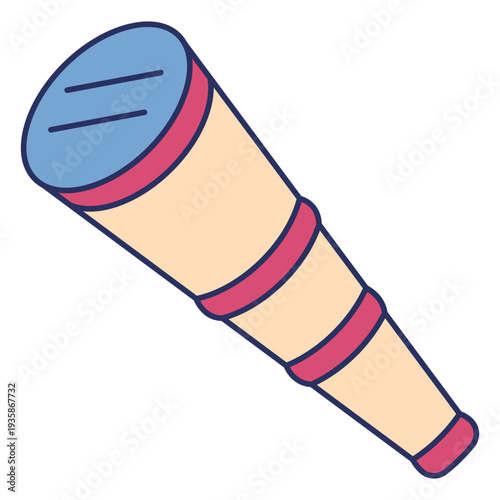 Simple spyglass color stroke element