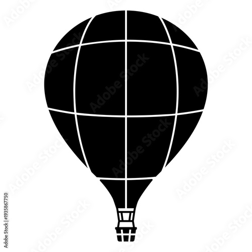 Hot air balloon cut out
