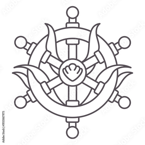 Cool ship rudder design stroke