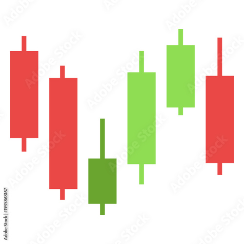 Red and green console faders flat