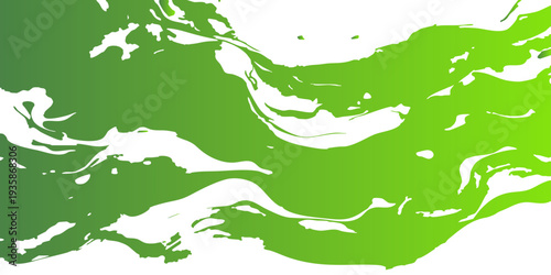 Vector A dynamic blend of vibrant green gradients, evoking a sense of fluidity and organic form.