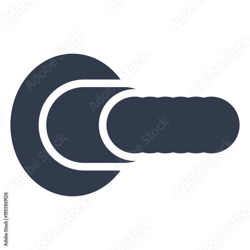 Carriage bolt screw up front cut out