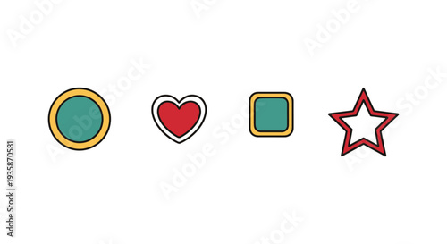 Stud Earrings Line art vector soft minimal tone illustration