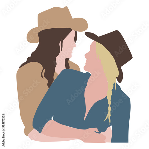 Cowboy couple flat