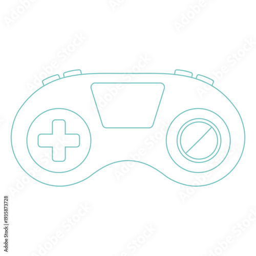 Vintage gaming joystick stroke