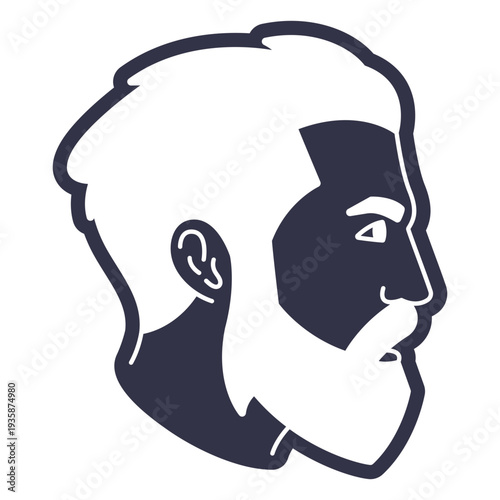 Short hipster hairstyle cut out