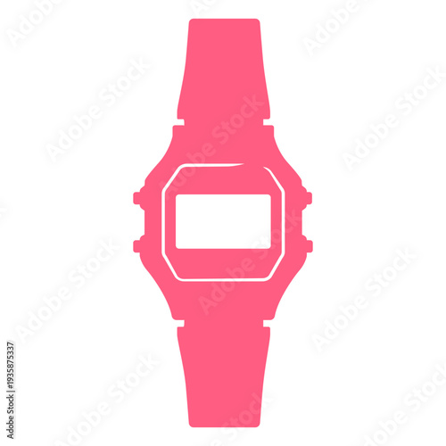 90's digital clock cut out