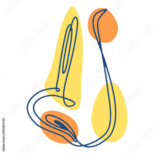 Nose continuous line