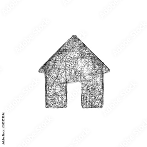 Sketch home icon design