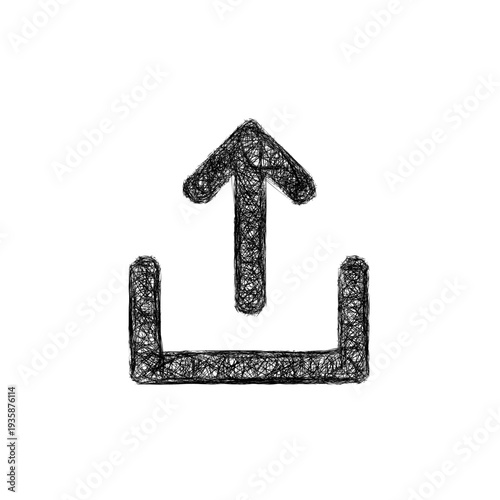 Sketch upload icon design