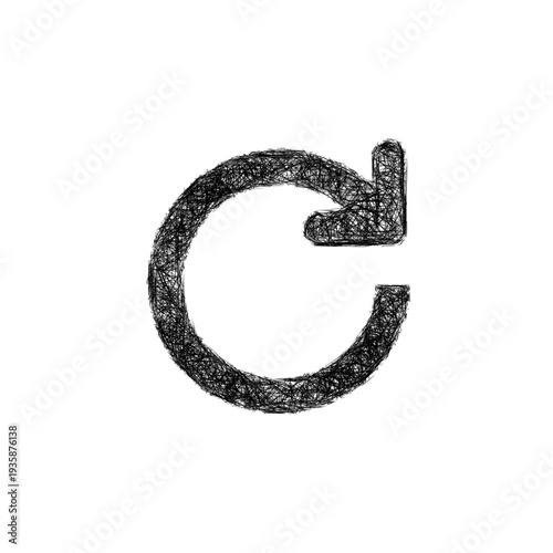 Sketch refresh icon design