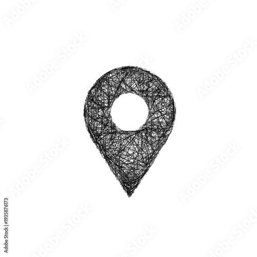 Sketch location icon design