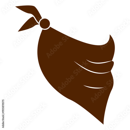 Cowboy scarf cut out