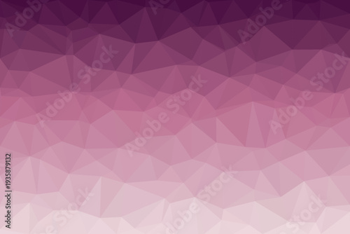 This image shows a beautiful pink and purple low poly geometric background with a smooth color transition