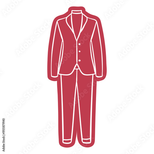 Prom suit cut out