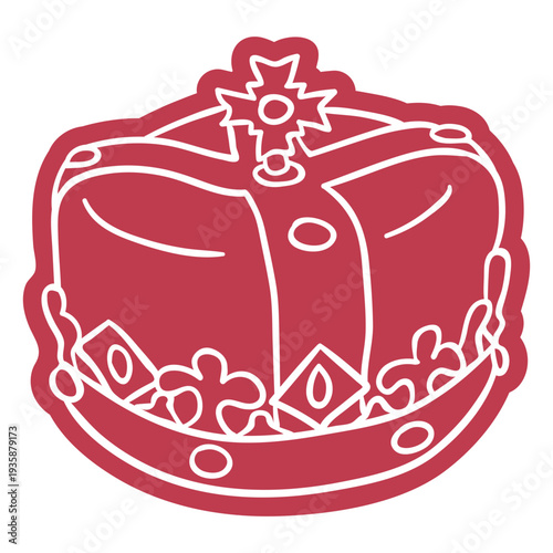 Prom king crown cut out