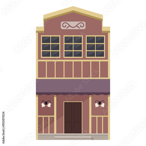 Wild west building semi flat