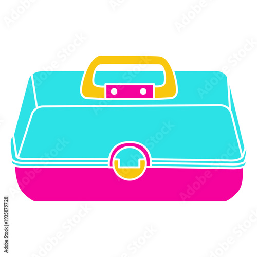 Colorful case cut out