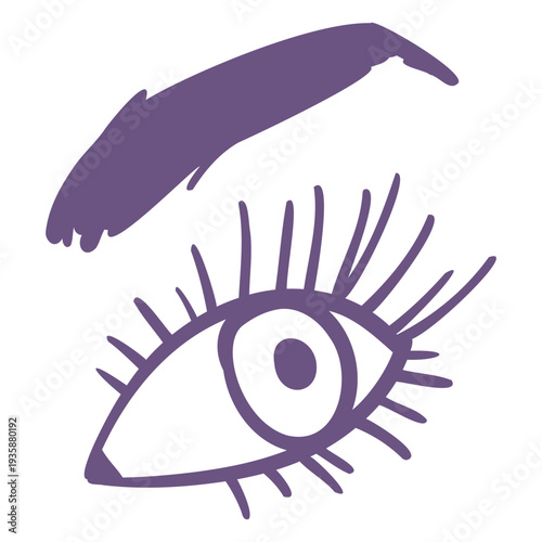 Open eye filled stroke