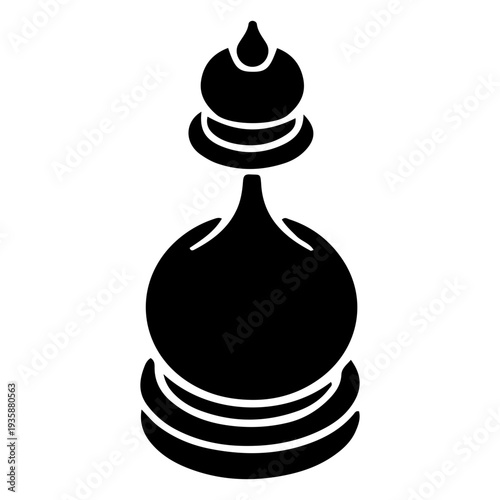 King chess piece simple cut out