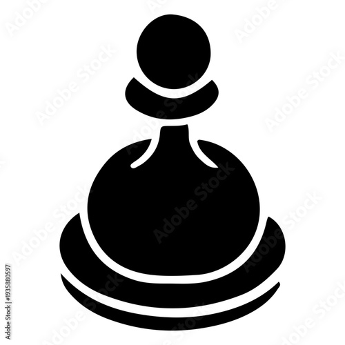 Pawn chess simple piece cut out
