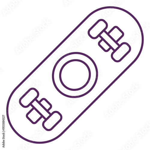 Skateboard bottom stroke