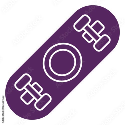 Skateboard bottom cut-out