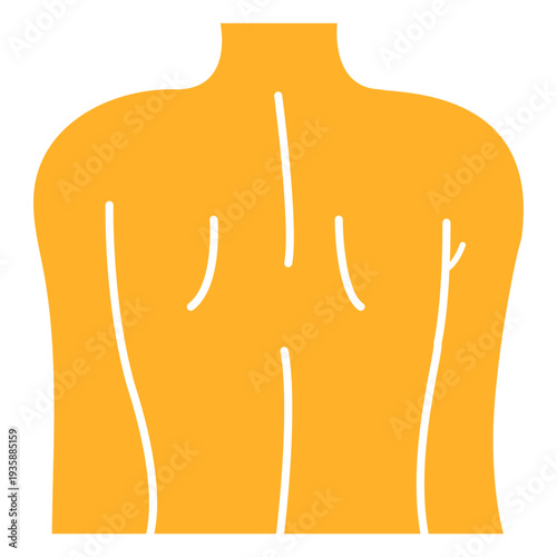 Male back cut out element