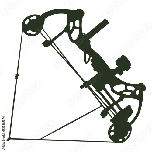 Crossbow weapon silhouette
