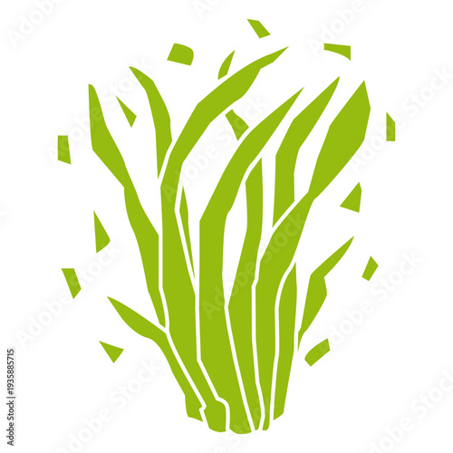 Harts tongue cut out fern