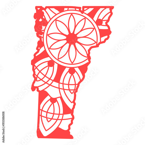 Vermont mandala states