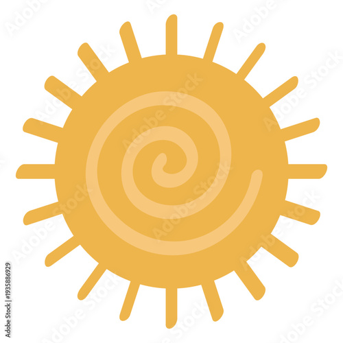 Simple sun design