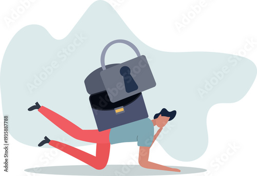 Business closing down or die in Coronavirus pandemic lockdown crisis, unemployment and debt problem or bankruptcy concept.person's life situation and his activities.