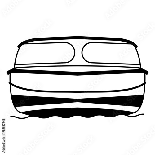 Boat launch simple drawing