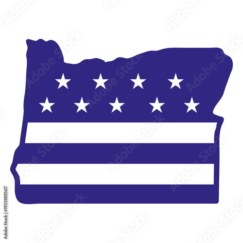 Oregon duotone states