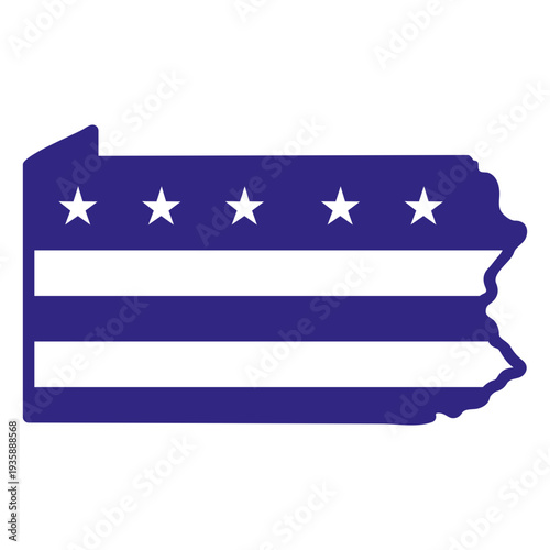 Pennsylvania duotone states