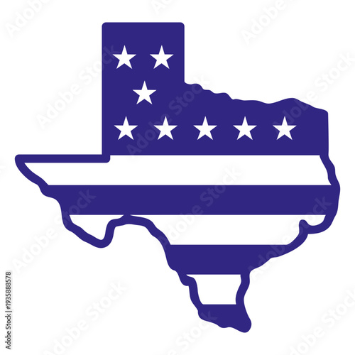 Texas duotone states